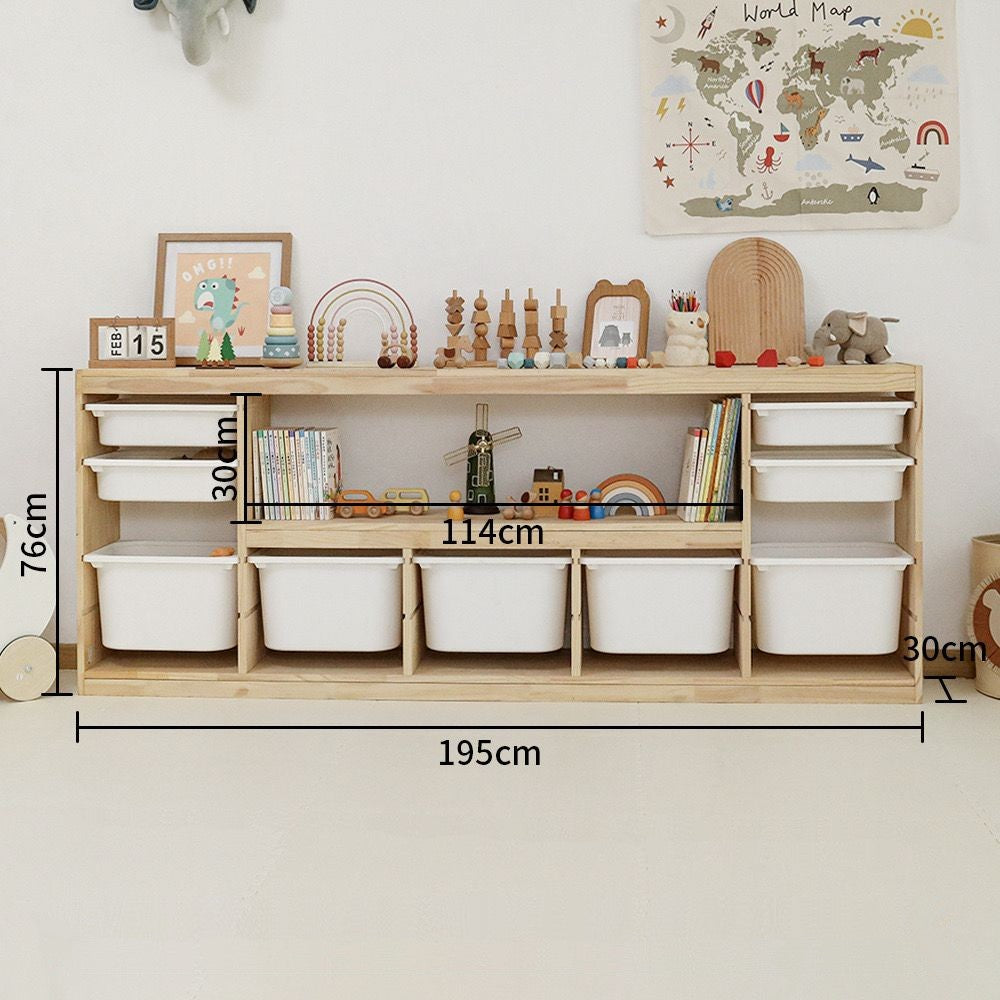 Wooden Toy Storage 5x4