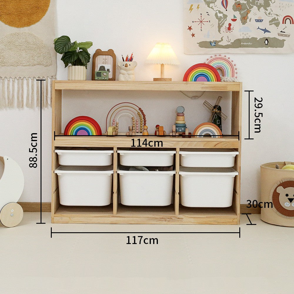 Wooden Toy Storage 3×3