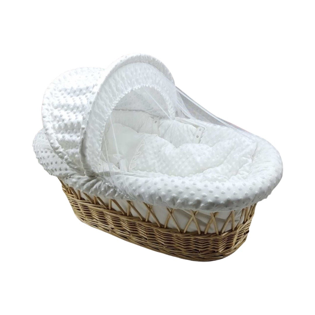Palm moses basket&rocking stand