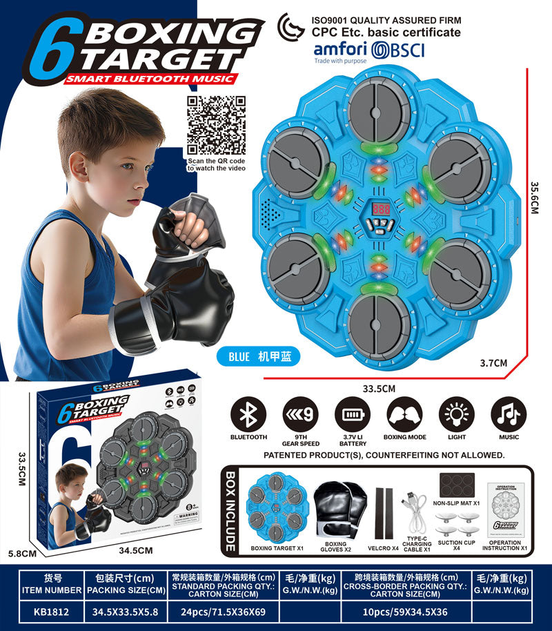 6 Boxing Target  Smart Bluetooth Music