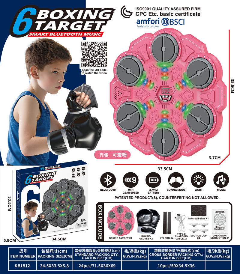 6 Boxing Target  Smart Bluetooth Music