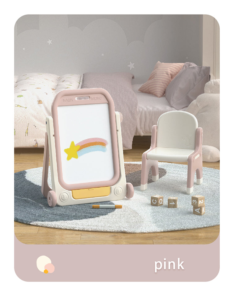 Cute Mini Educational Toy Erasable Fordable Painting Magnetic Drawing White Board for kids