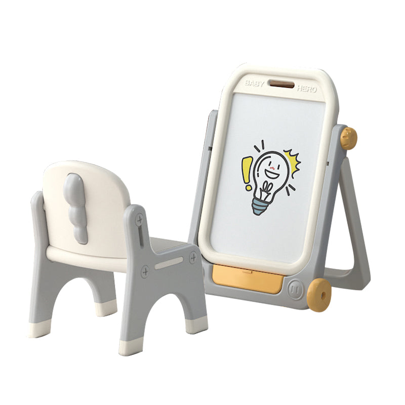 Cute Mini Educational Toy Erasable Fordable Painting Magnetic Drawing White Board for kids