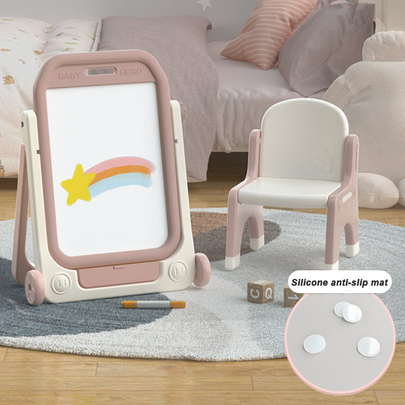 Cute Mini Educational Toy Erasable Fordable Painting Magnetic Drawing White Board for kids