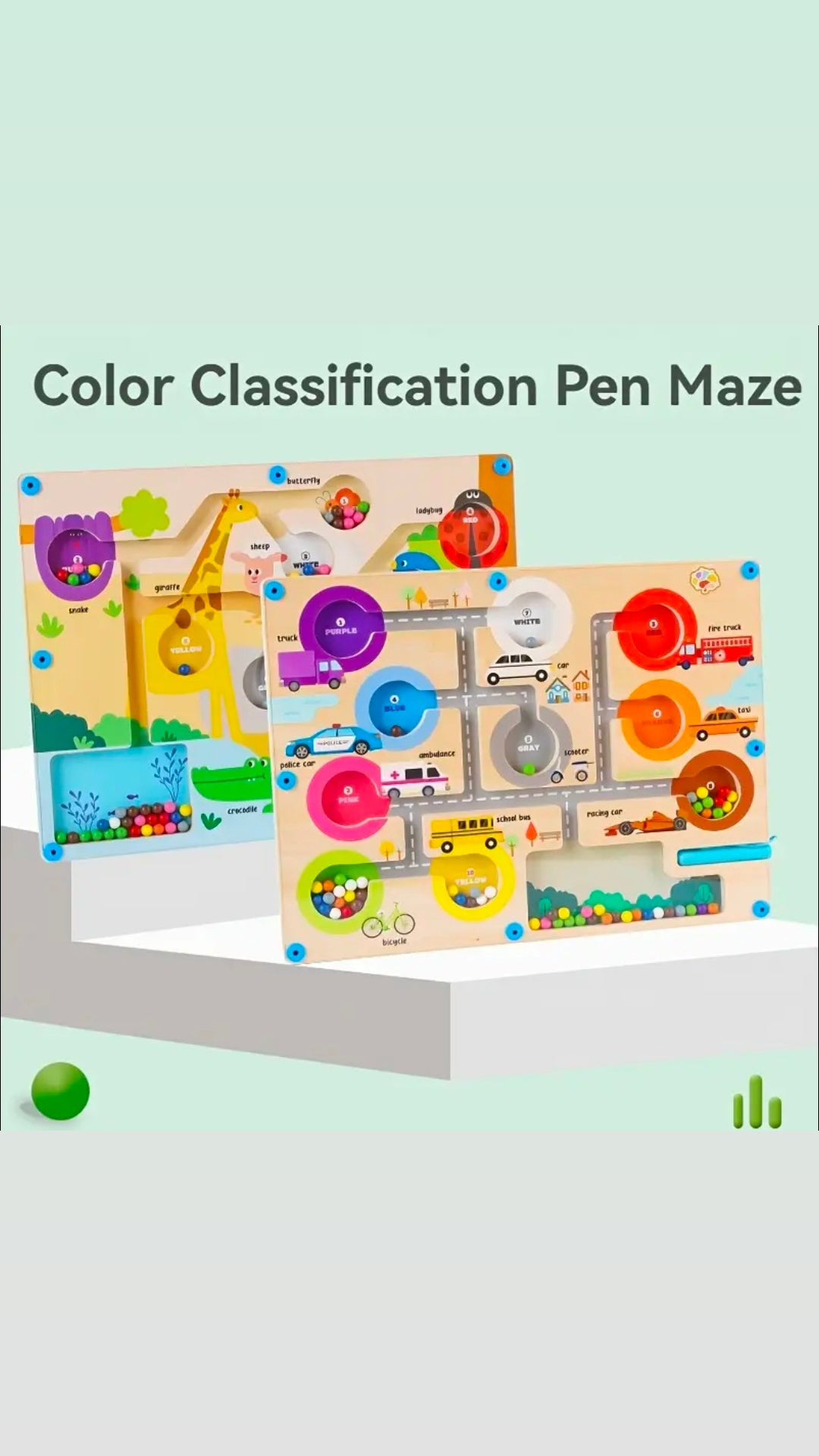 Traffic Magnetic Ball Game Maze