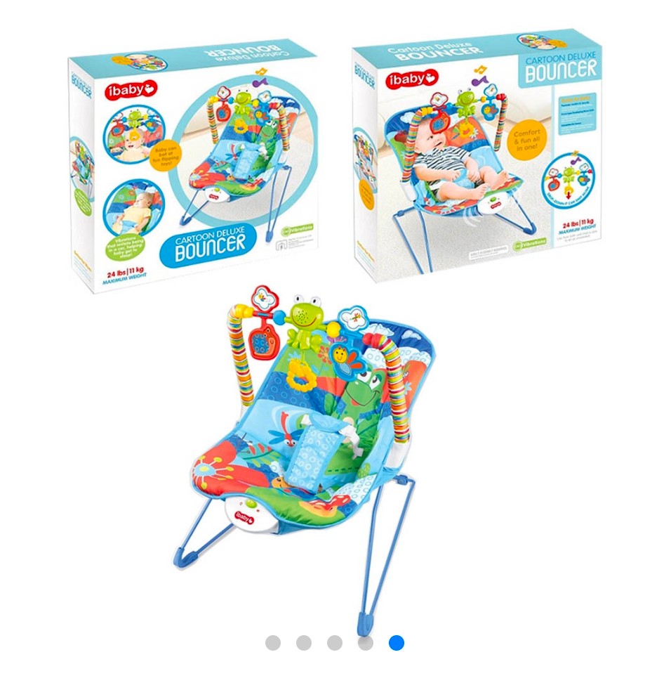 Cartoon Deluxe Bouncer-0-12months