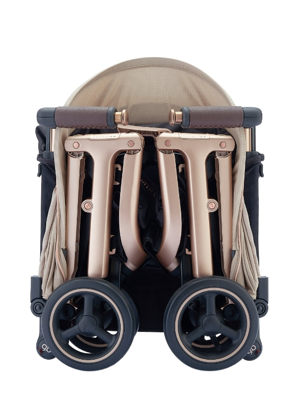 GB Pockit go baby strollers-Velvet Black&Vanilla beige