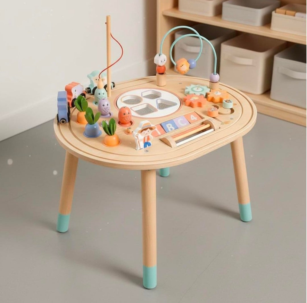 Wooden Sensory activity Table
