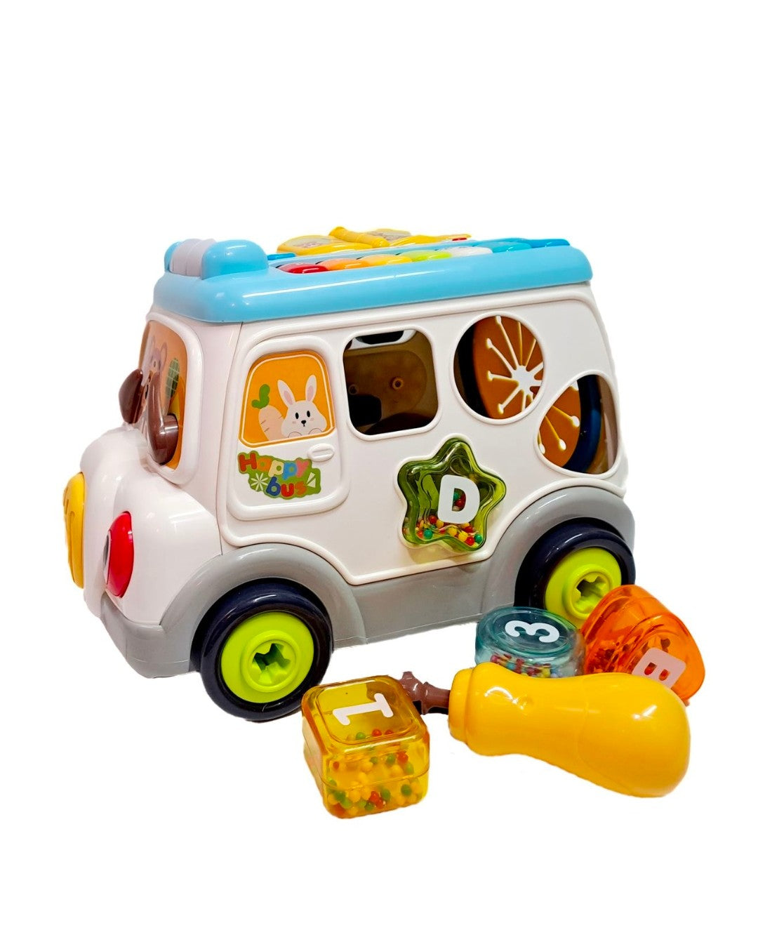 Multi-function pull musical bus-ages 19months+
