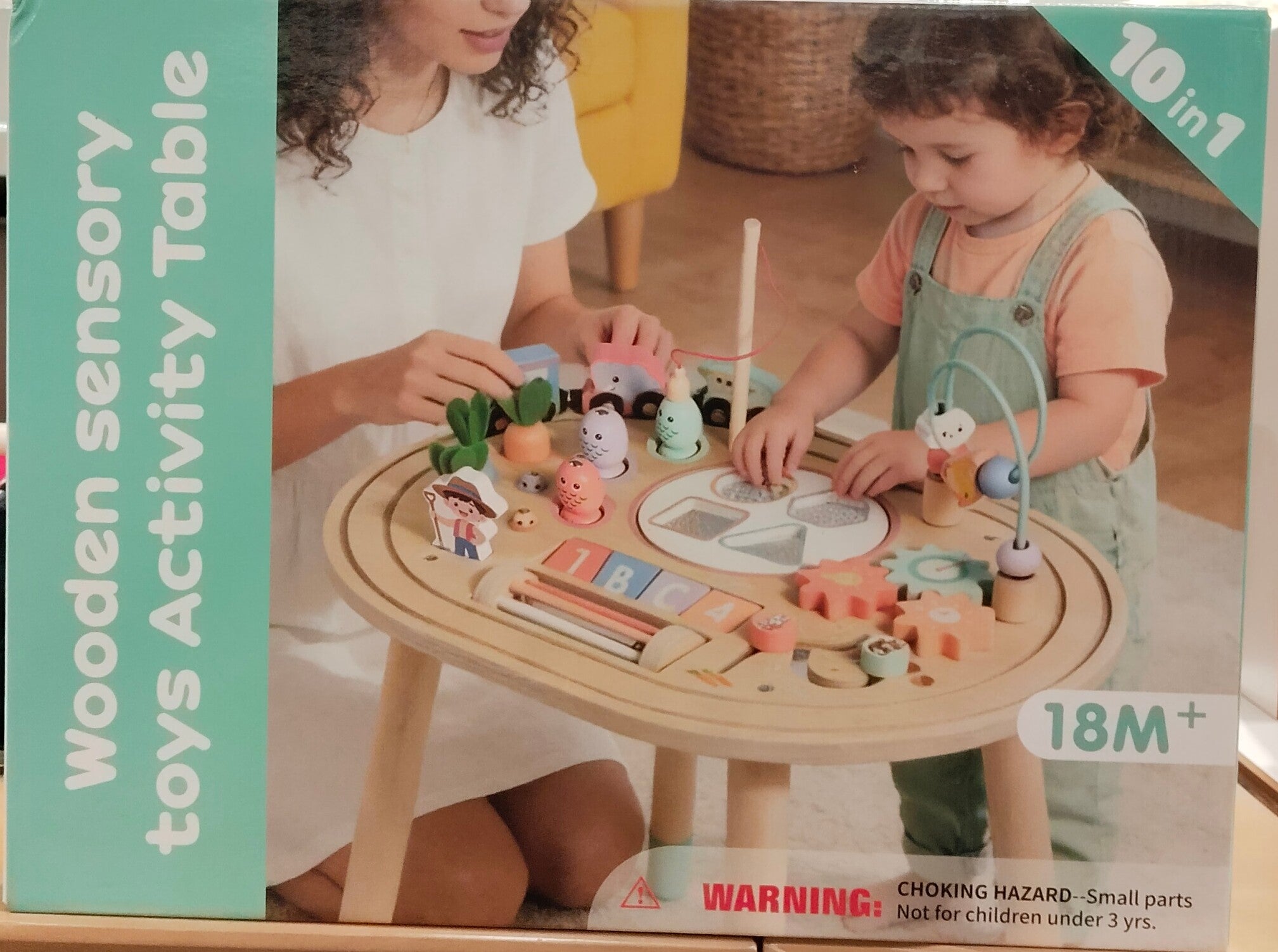 Wooden Sensory activity Table