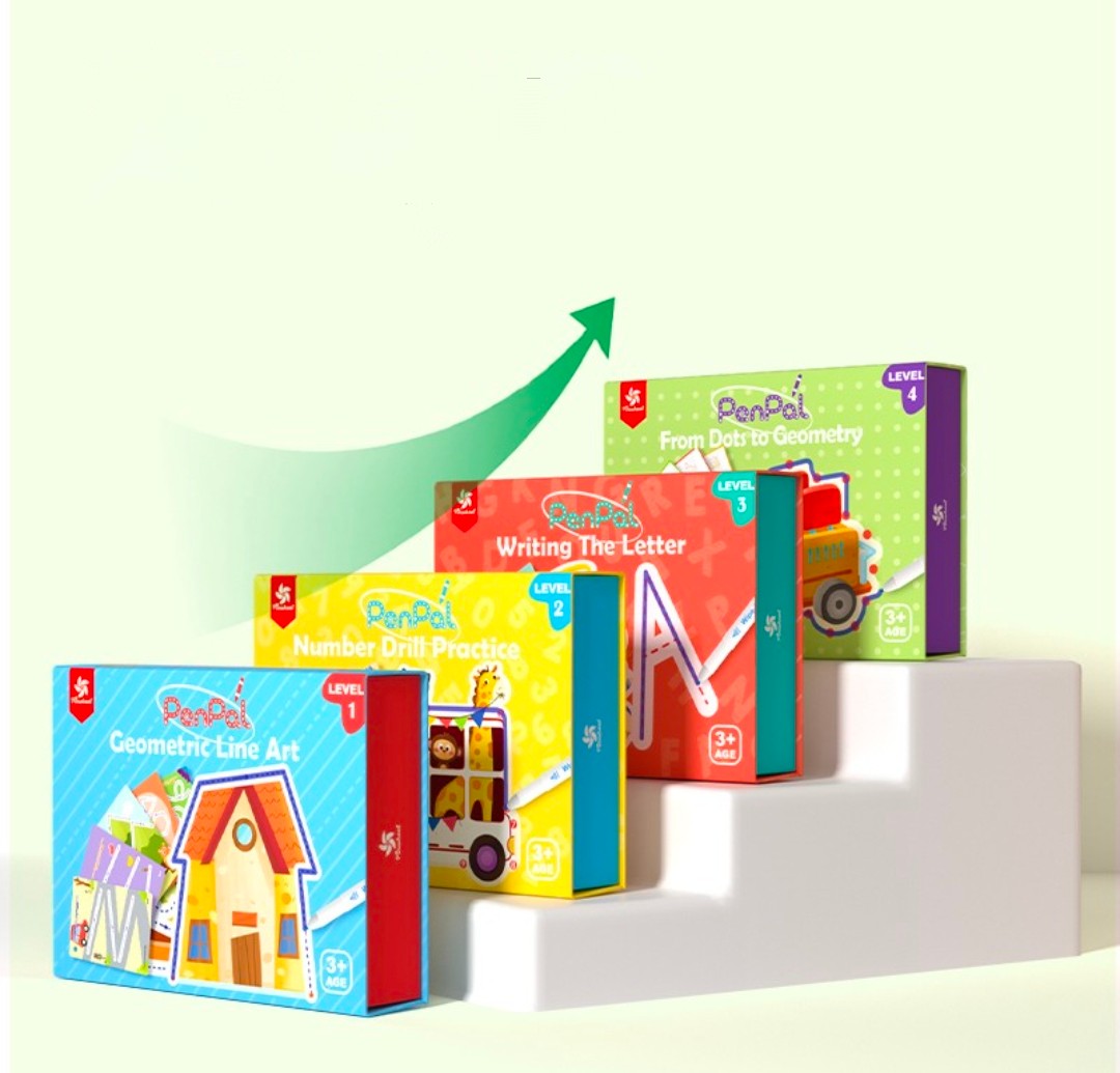 Pinwheel PenPal Writing the Letters/Number Drill Practice/From Dot to Geometry