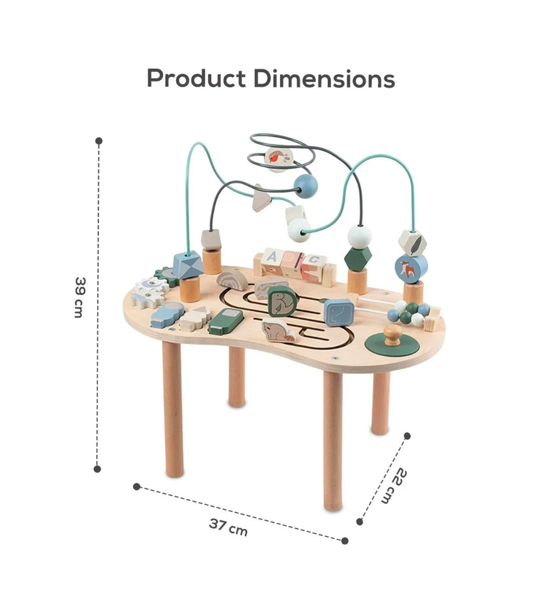 Wooden Activity Table-Montessoi Toys