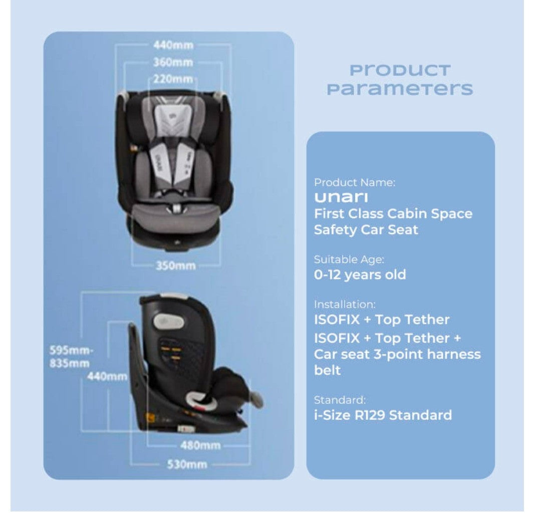 GB Unari 360⁰ Spin car seat