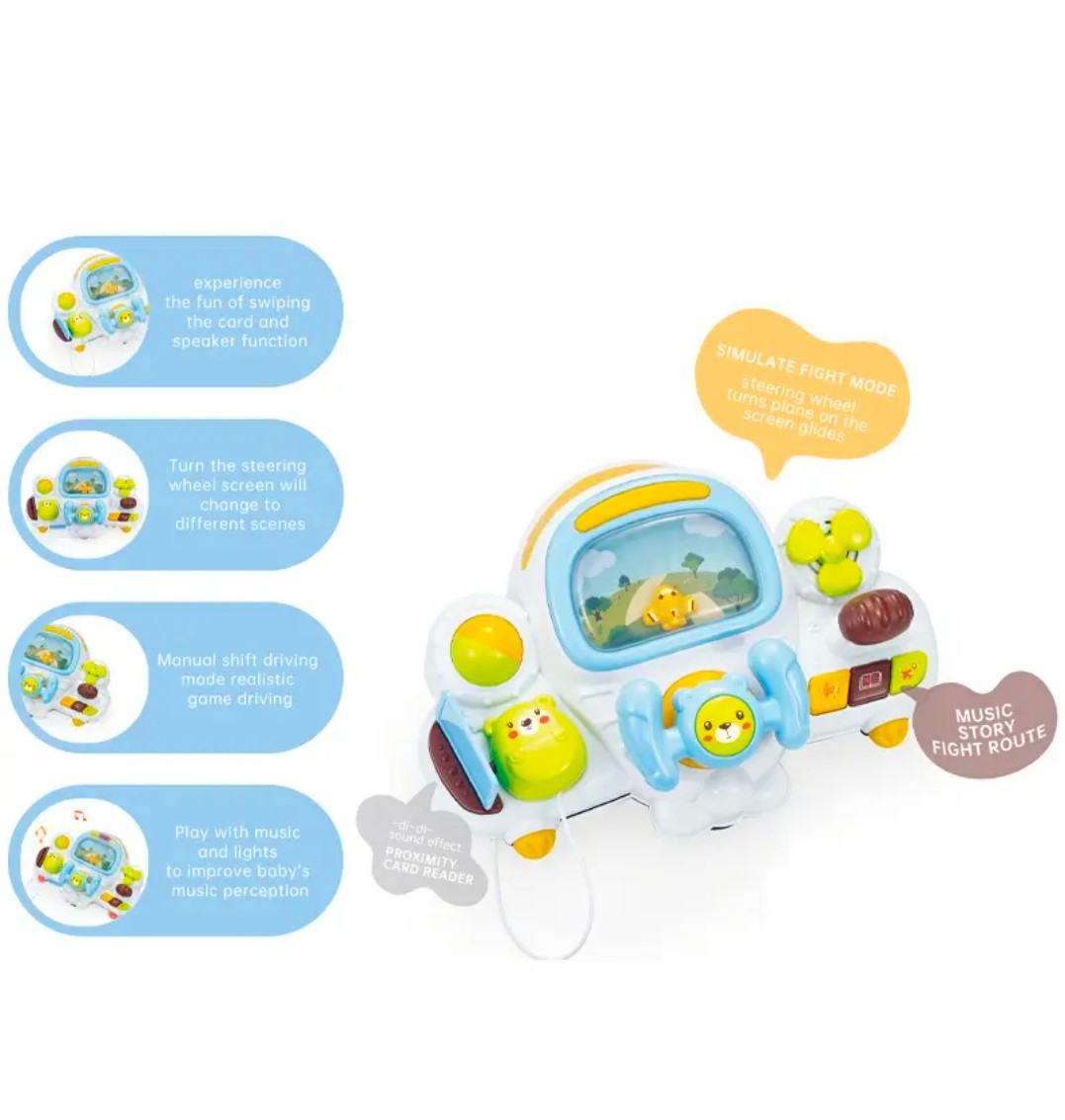 Multifunctional Aircraft Cockpit-ages 18months+