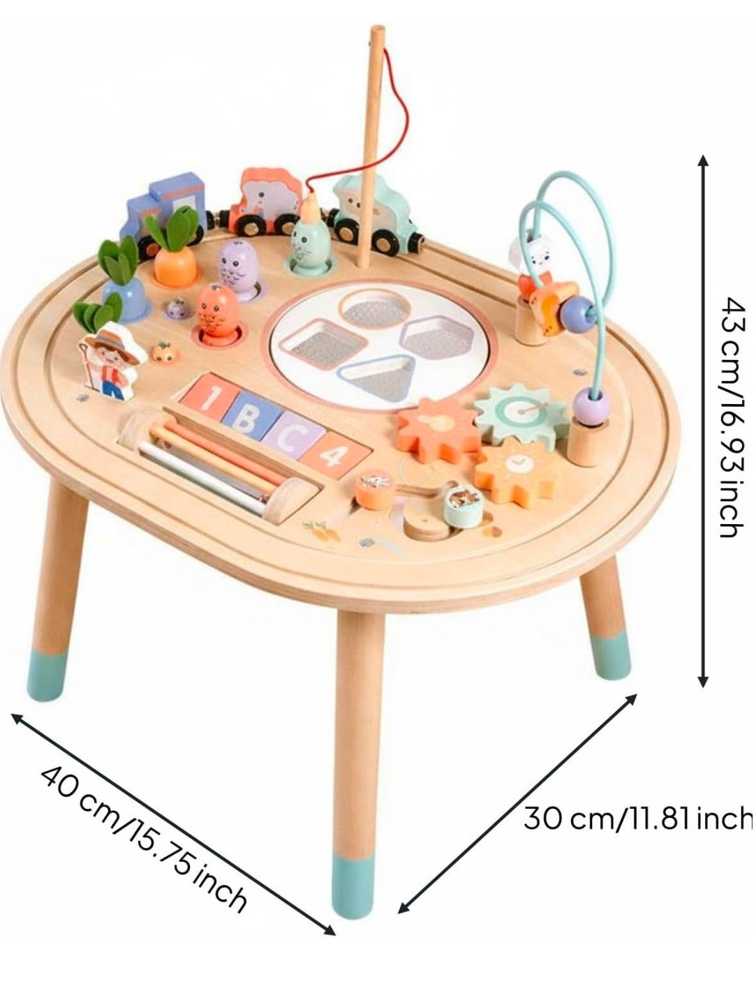 Wooden Sensory activity Table