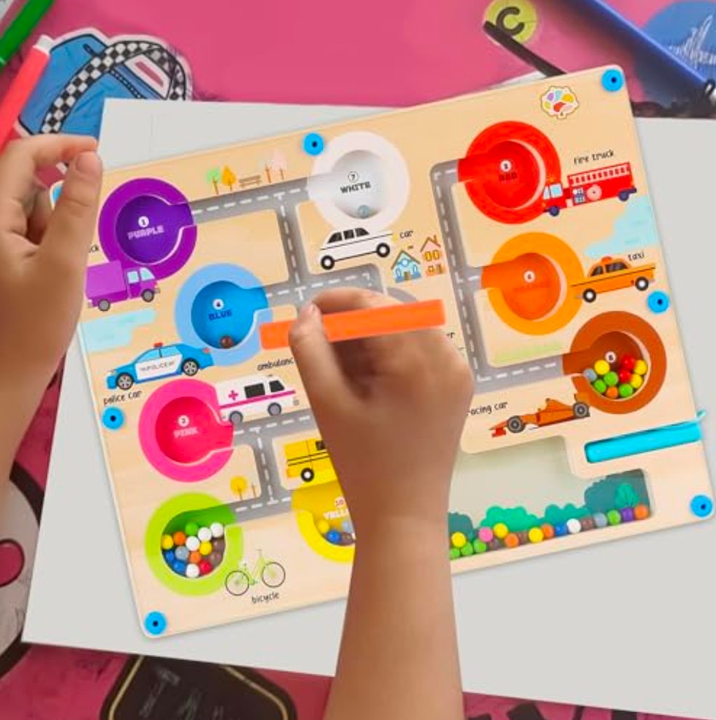 Traffic Magnetic Ball Game Maze