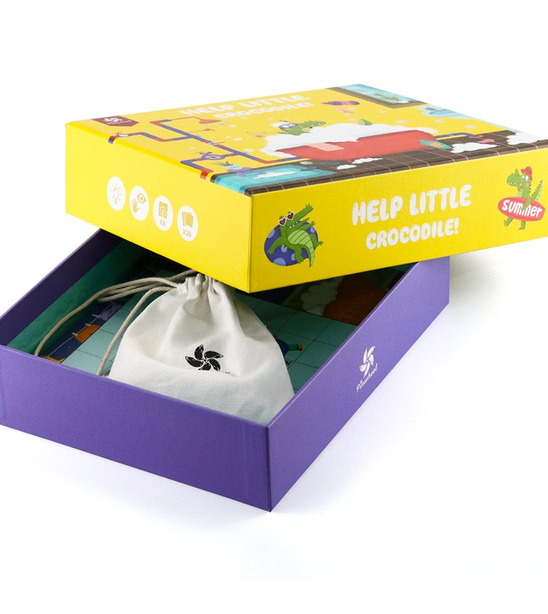 Pinwheel Help Little Crocodile