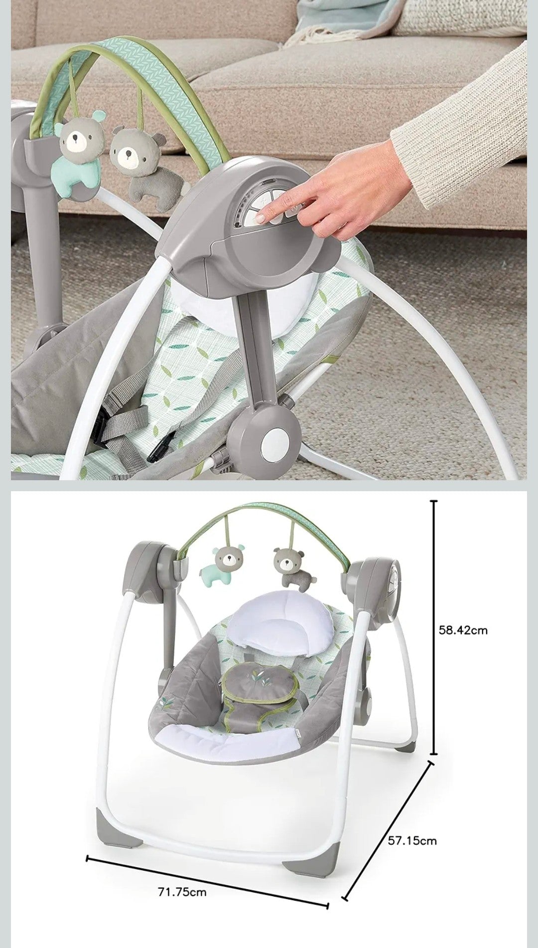 Mastela Deluxe Portable Swing 6512