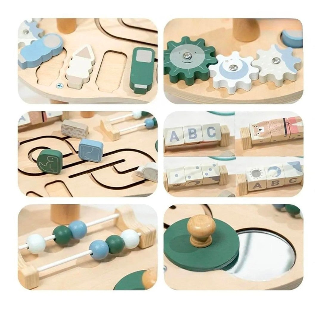 Wooden Activity Table-Montessoi Toys