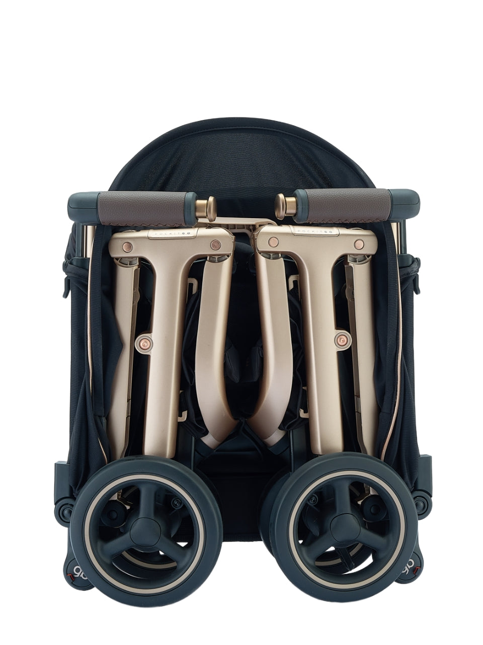 GB Pockit go baby strollers-Velvet Black&Vanilla beige