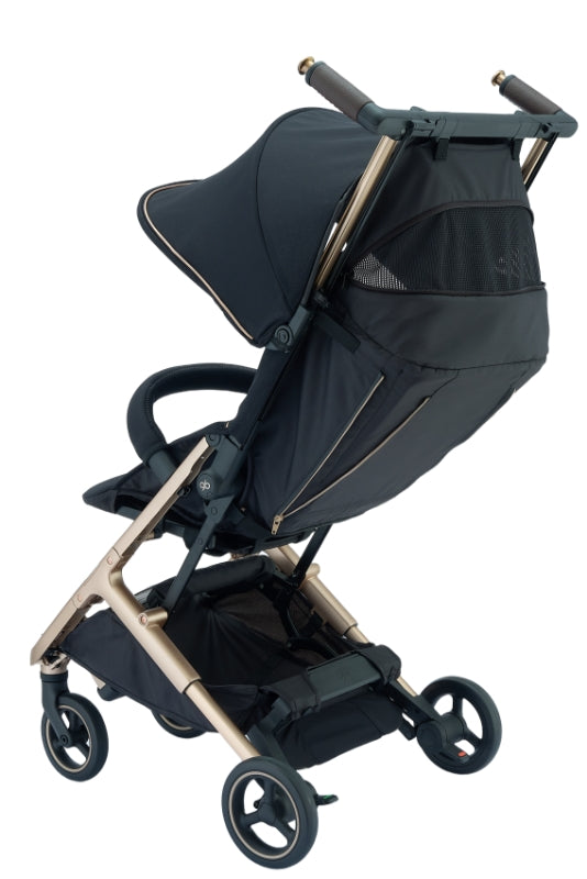 GB Pockit go baby strollers-Velvet Black&Vanilla beige