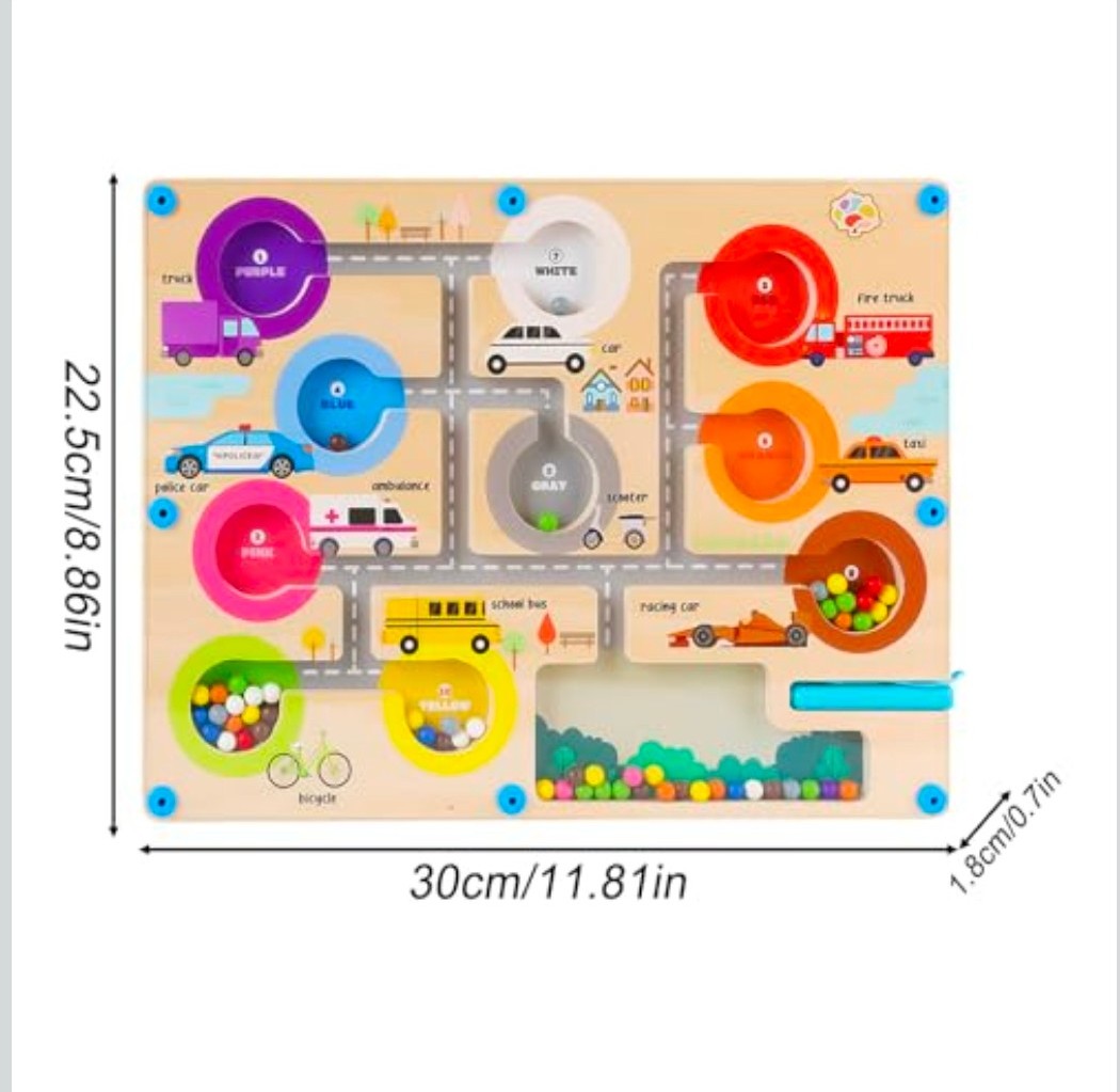 Traffic Magnetic Ball Game Maze