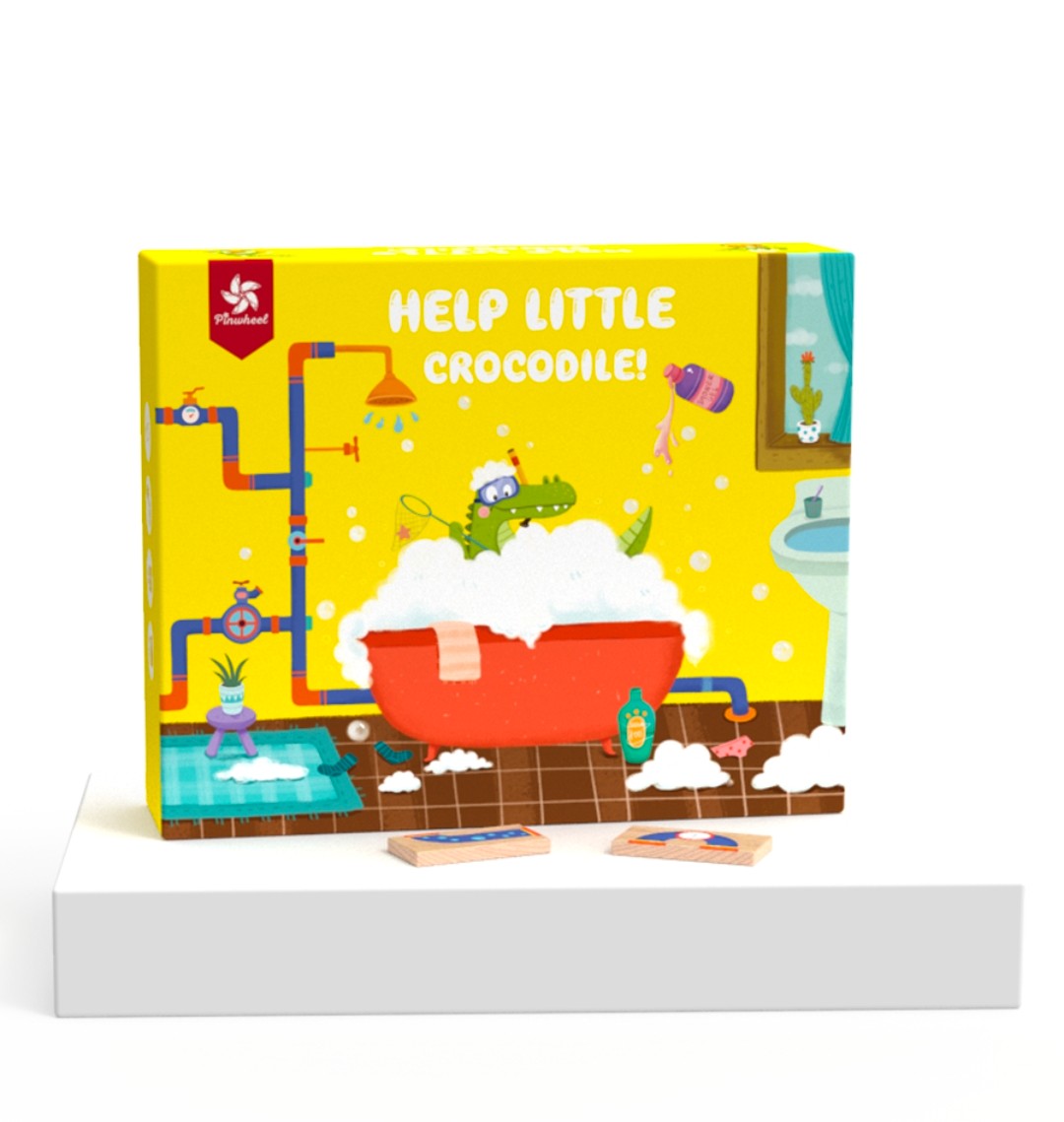 Pinwheel Help Little Crocodile