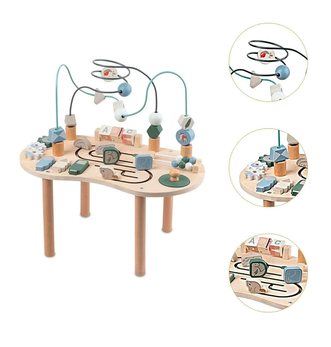 Wooden Activity Table-Montessoi Toys