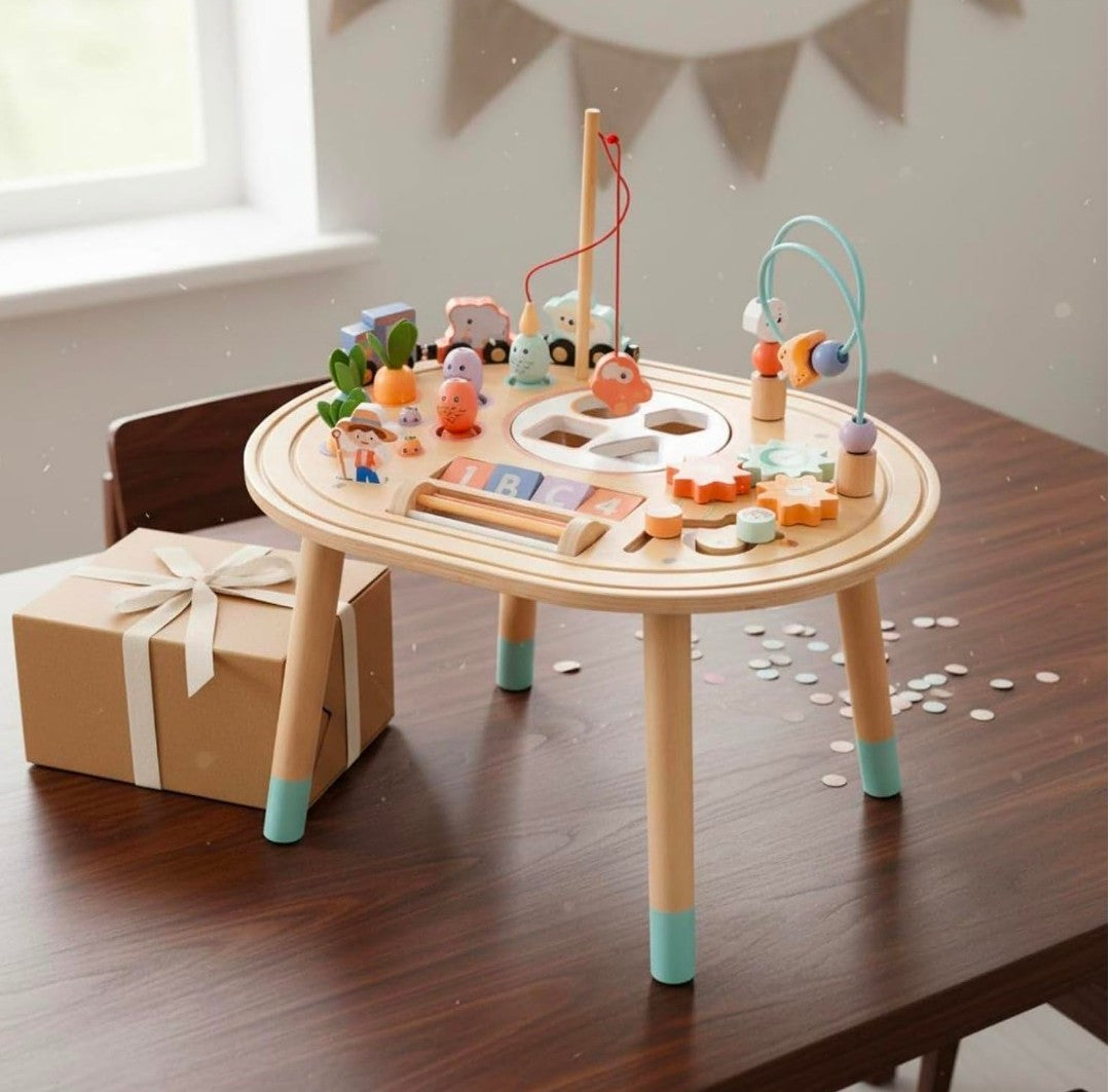 Wooden Sensory activity Table