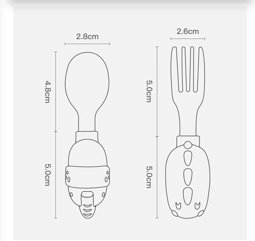 Baby training fork & Spoon