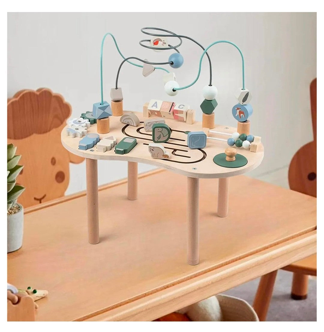 Wooden Activity Table-Montessoi Toys
