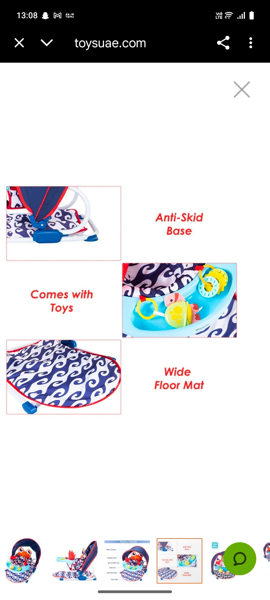 Tent Game Dining Chair-ages 6months+